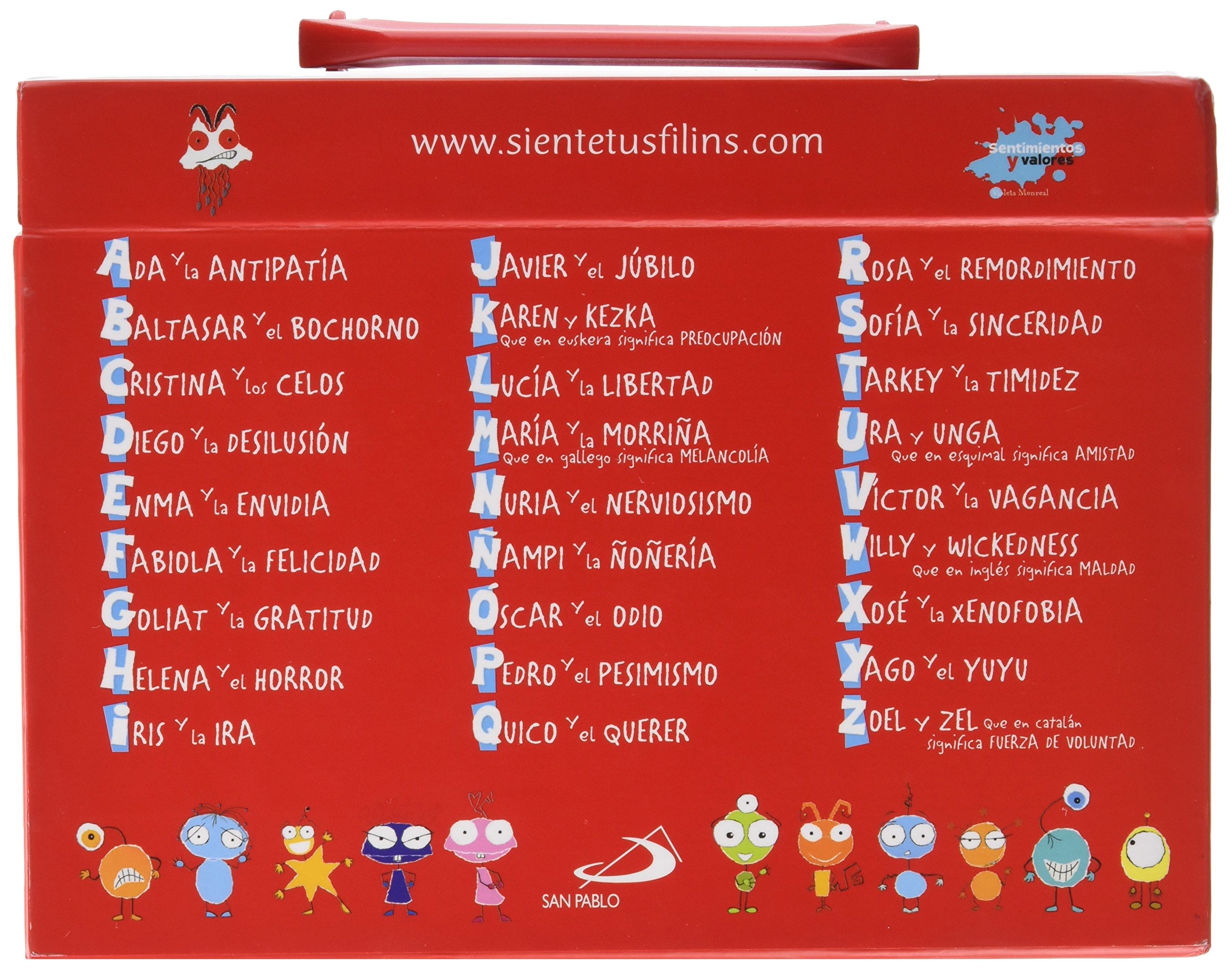 Maletín sentimientos y valores: Biblioteca de inteligencia emocional y educación en valores
