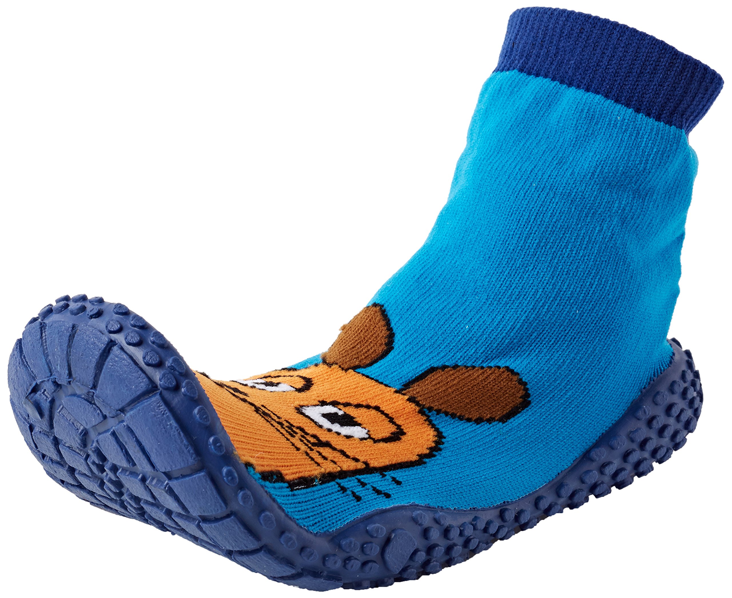 Playshoes GmbH Aqua Socks Die Maus, Unisex Kids’ Water Shoes, Blue (Blue 7), 4 Child UK (20/21 EU)