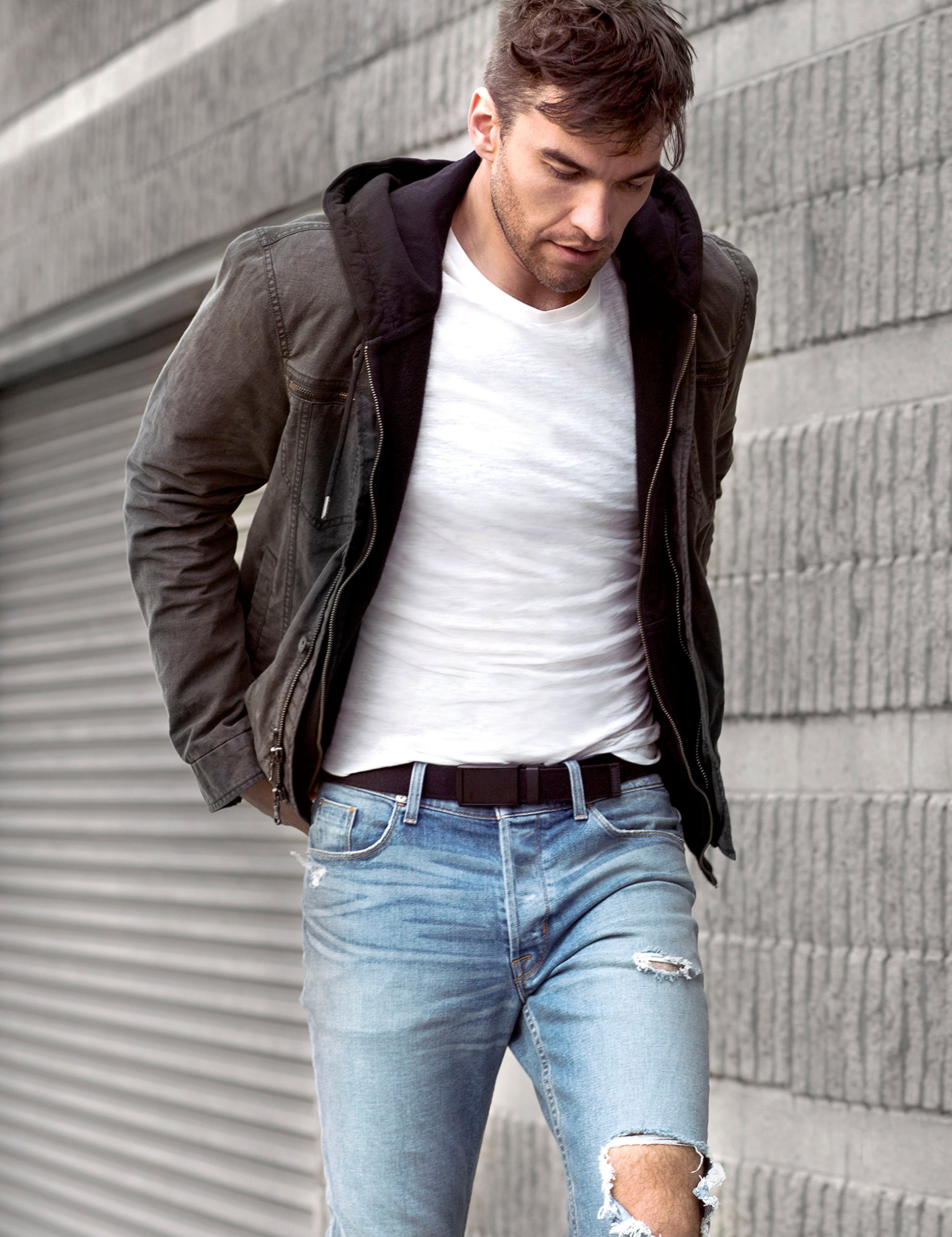 SlideBelts Canvas Ratchet Belt Strap (1.25