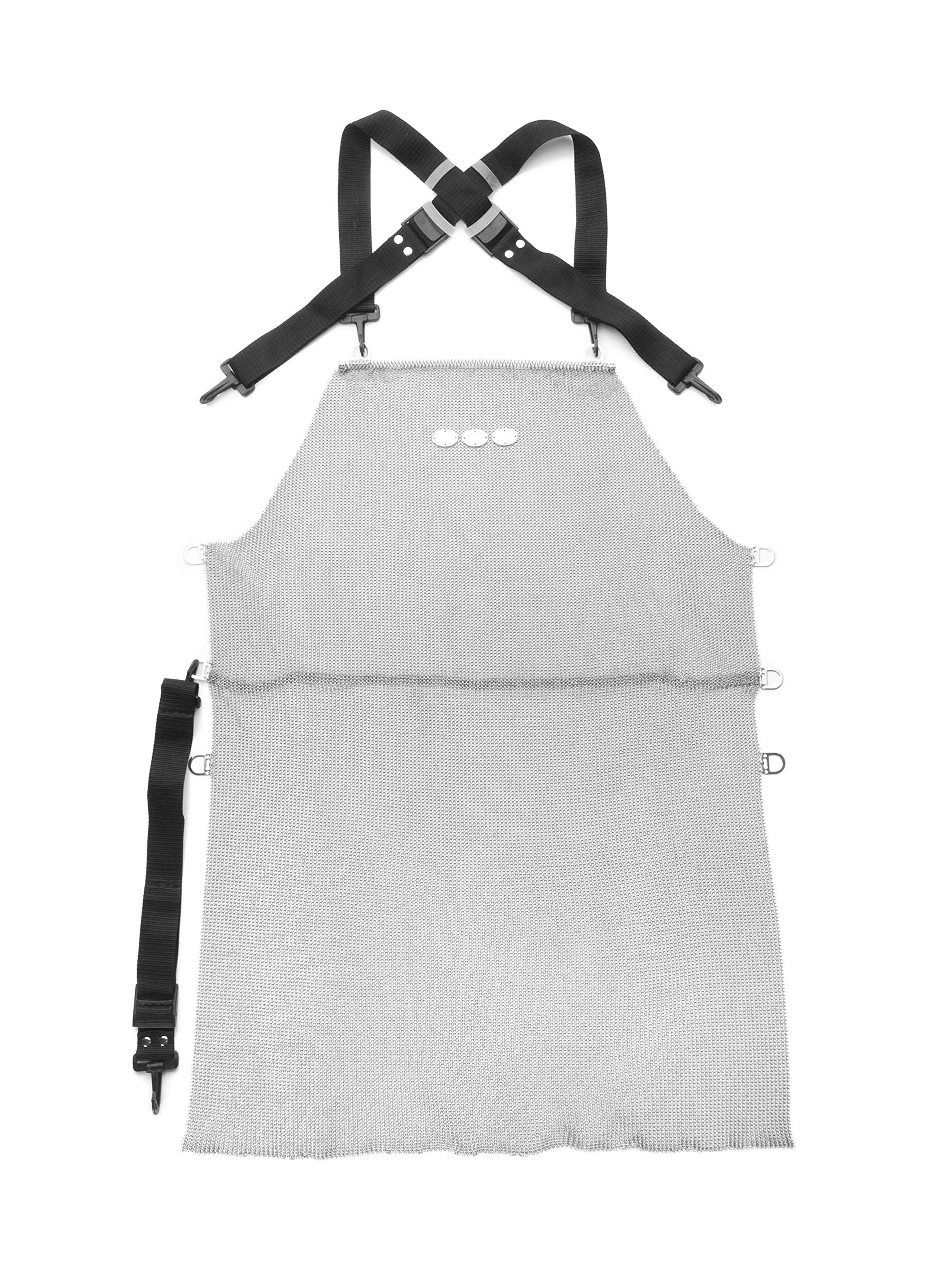 Lacor 39165 - Delantal malla metalica acero inox 80x55