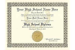 Personalized High School Diploma Kit: Elevate Your Achievements