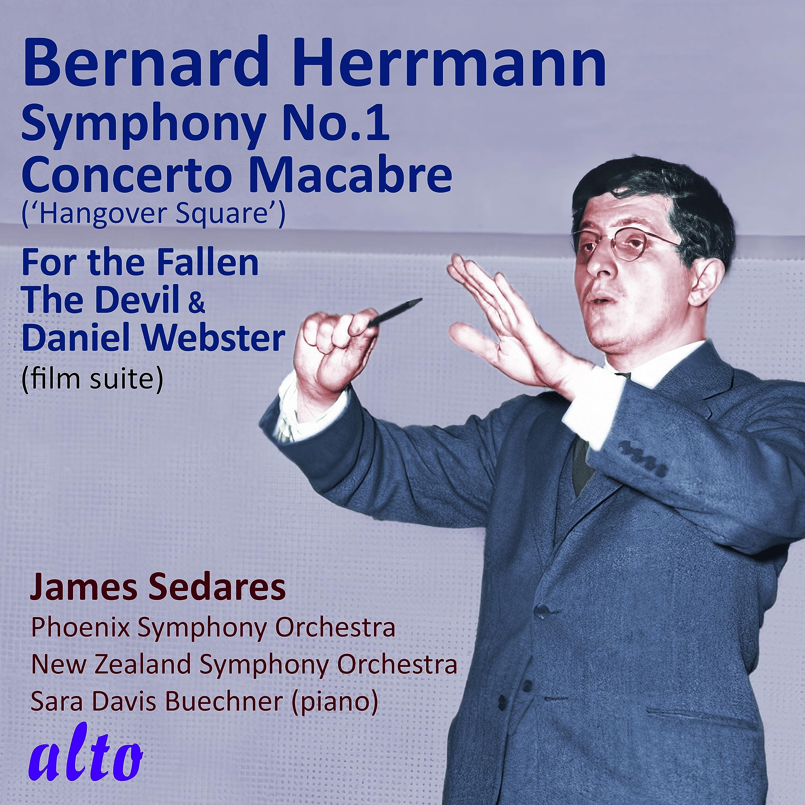 James Sedares Bernard Herrmann Symphony No 1 Suite CD New 5055354414916