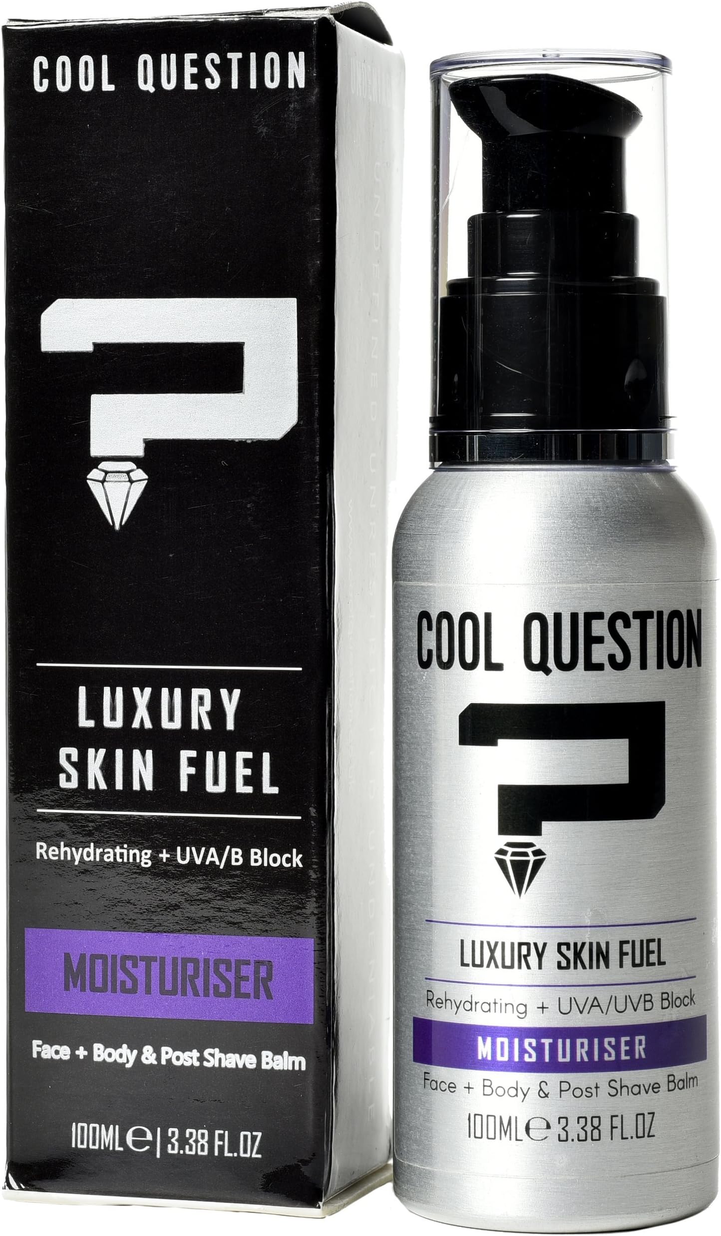 Mens Face Moisturizer 3.38 fl.oz - After Shave Balm for Men - Soothing Day & Night Moisturizing Facial Cream - Suitable For Dry Or Sensitive Skin - Anti Aging SPF Lotion - Mens Gift Set, Travel Size