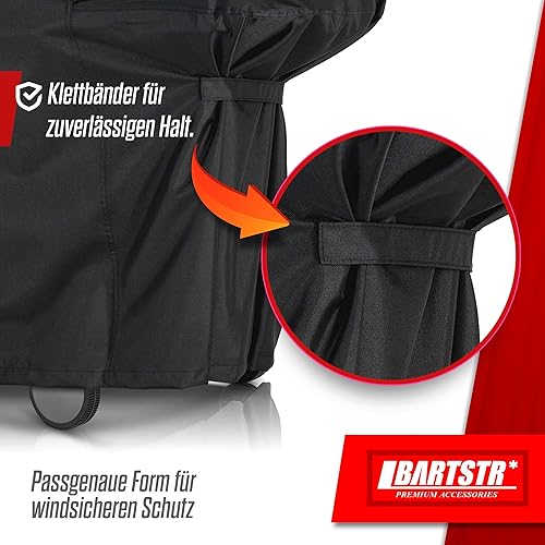 Miniatura 4 de BARTSTR Cubierta para parrilla de barbacoa  600D resistente, resistente a la intemperie, con protección UV para parrillas de hasta 45 pulgadas de