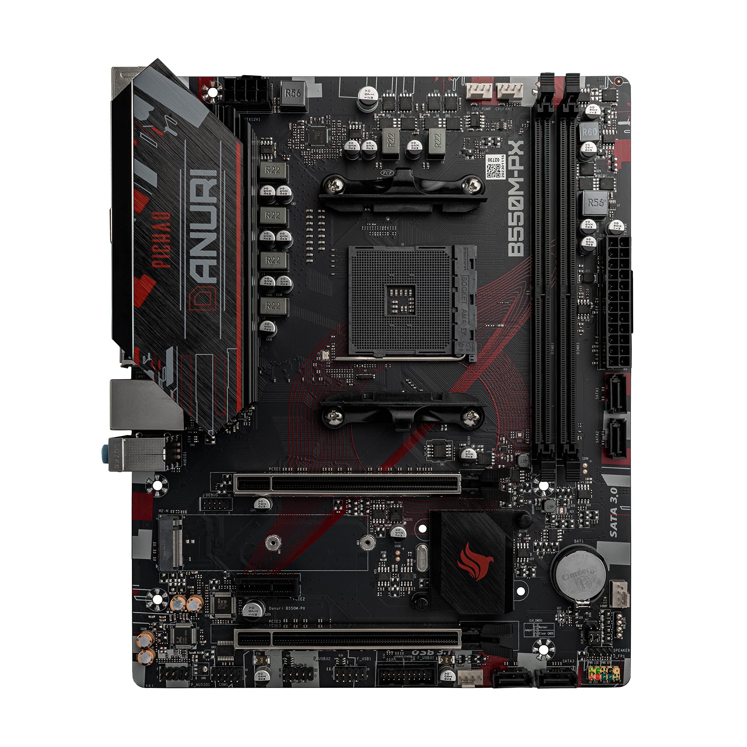 Placa Mae Pichau Danuri B550M-PX | DDR4 | Socket AM4 | M-ATX | Chipset AMD B550 | PCH-DNRB550M-PX