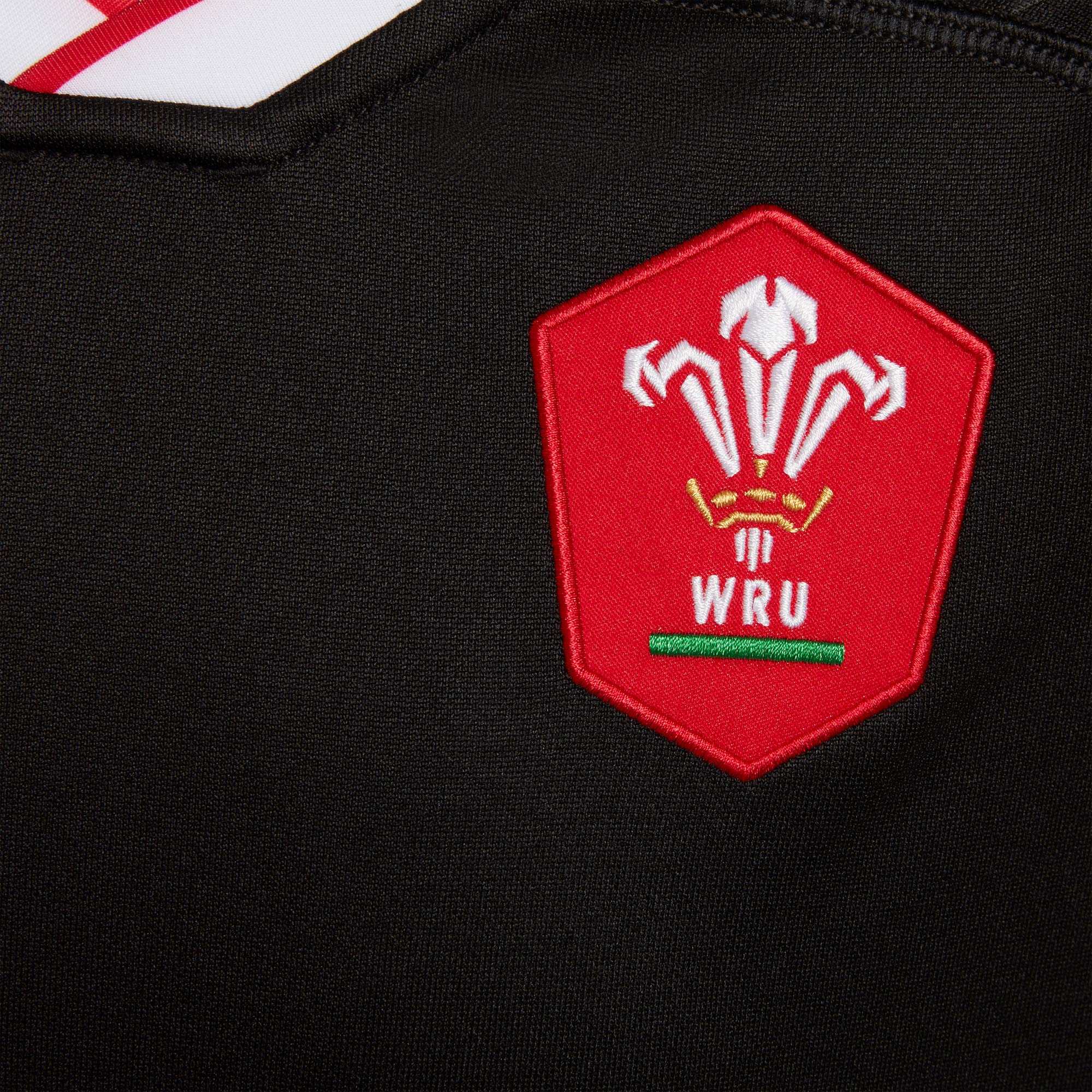 Macron 58125440 Wru M20 WRU M20 Maillot Alternate Poly Replica Ss Jr, Noir, Jl Homme