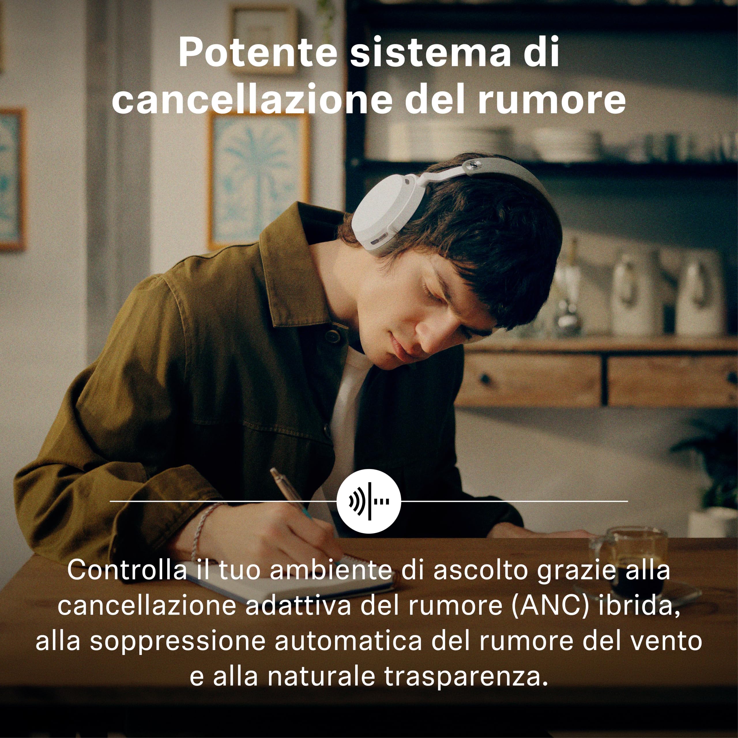 Sennheiser MOMENTUM 5 cuffie over ear cancellazione rumore I Batt. 57h