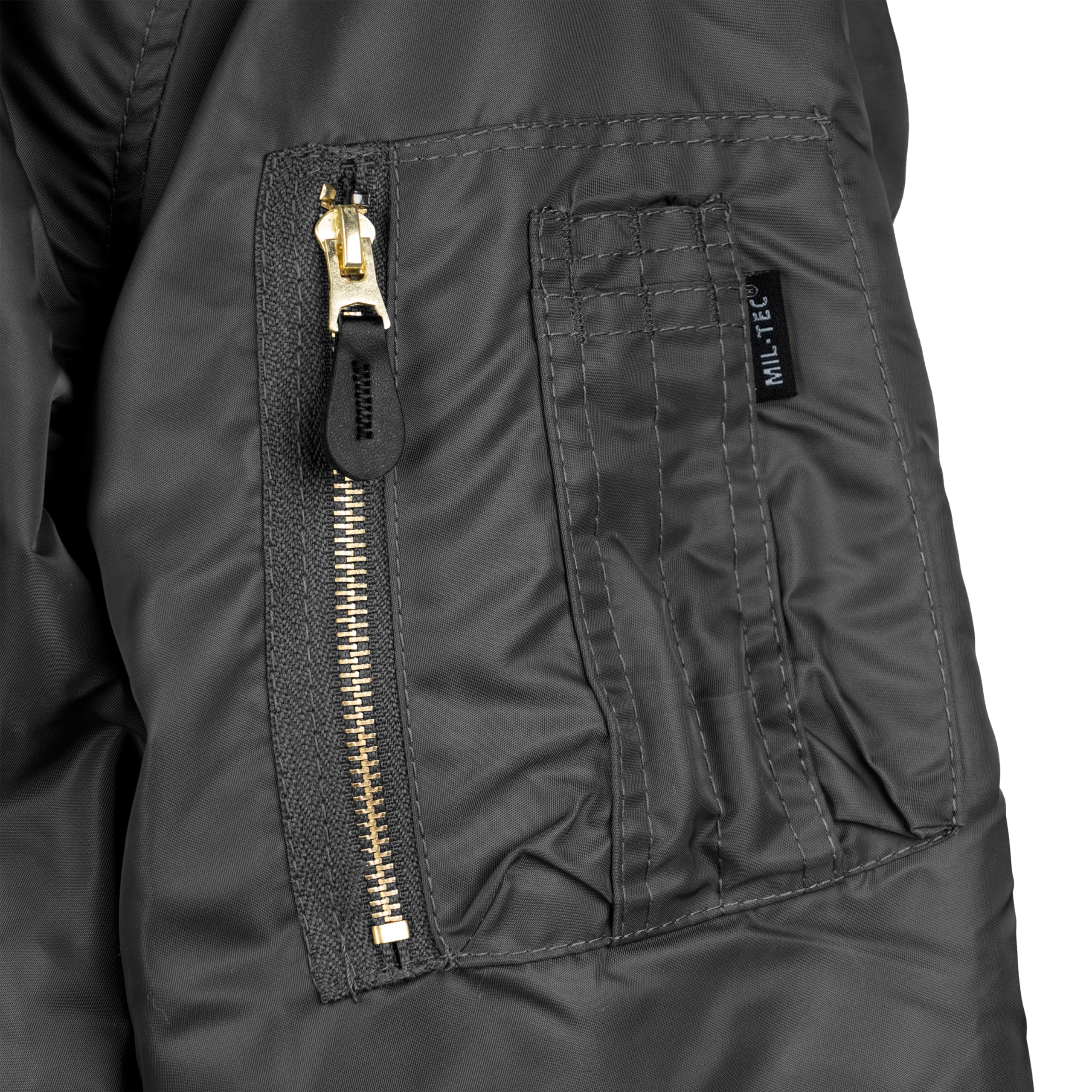 Amazon | MIL-TEC MA1 US フライトジャケット BASIC ナイロンシェル