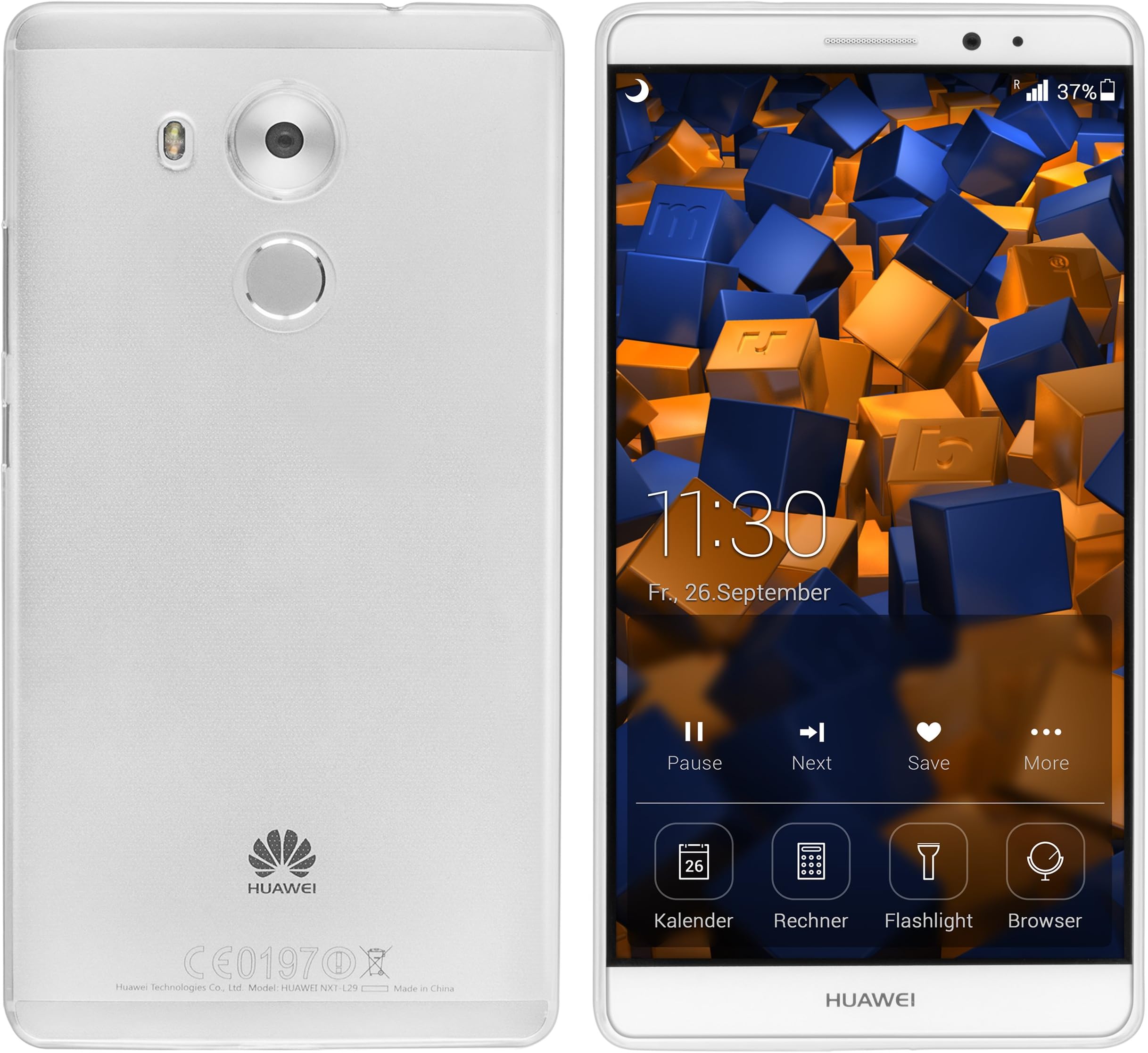 Case Compatible with Huawei Mate 8 Mobile Phone case, Slim, Transparent.