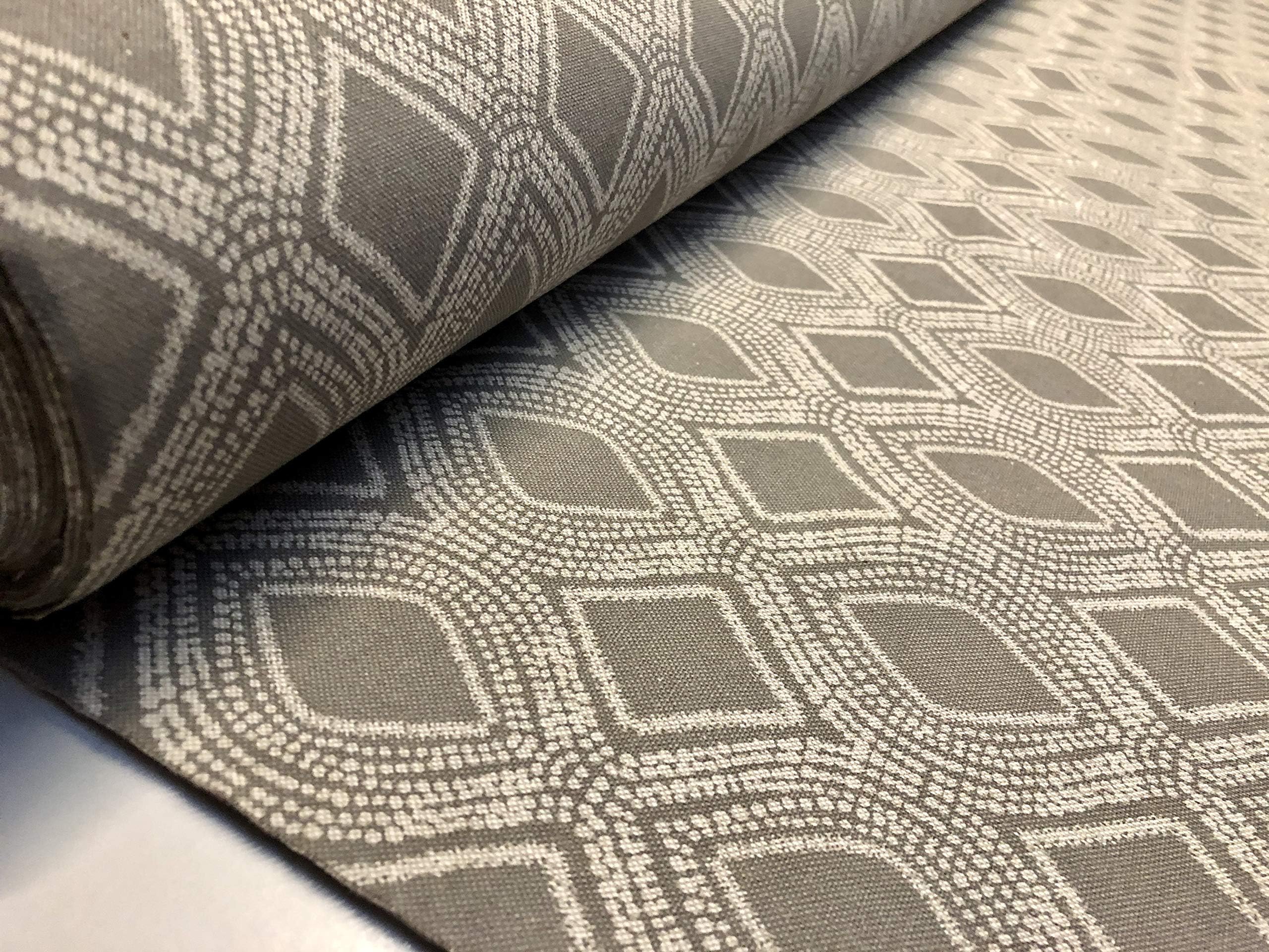 Tule Elegance Damask Fabric – Luxury Floral Damask Upholstery & Curtain Material main image 1