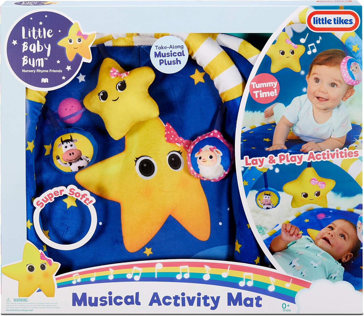 Little Tikes Baby Bum Twinkle's Activity Mat Musical Play Gym Baby Gift