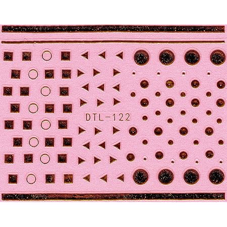Amazon ネイルシール ワンポイント 丸 三角 四角 エスニック 選べる4種類 ゴールドmg 44 ａｑｕａ ｎａｉｌ シール ステッカー 通販