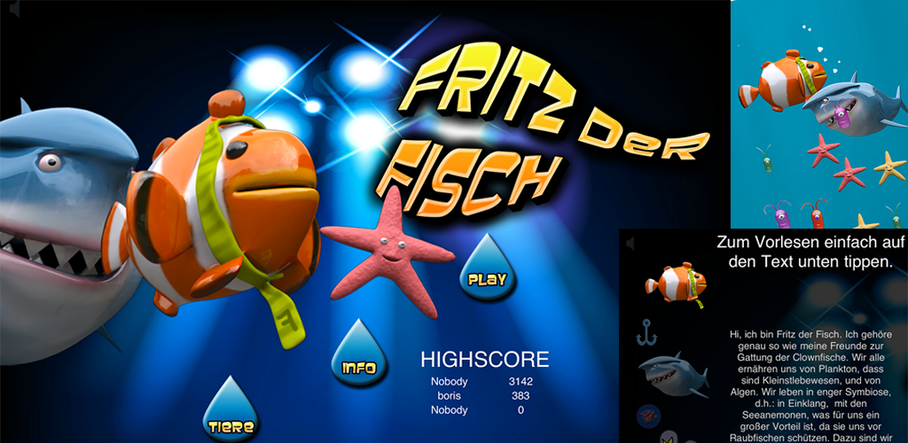 Fritz der Fisch-App im Amazon Appstore
