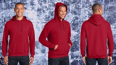 Sweat-shirt à capuche en polaire pour homme AquaGuard avec poches, 2|4|6 Créez votre ensemble multipack personnalisé de 4 multicolores