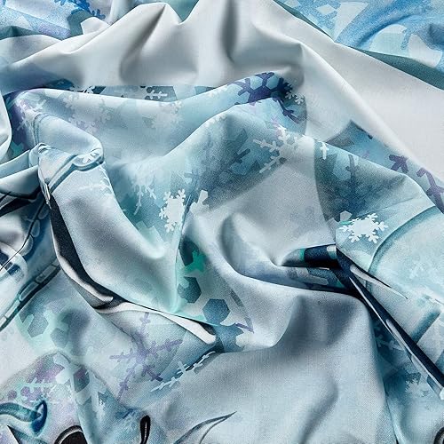 Miniatura 4 de Springs Creative The Blues Brothers Christmas Panel de 36" Azul, Tela