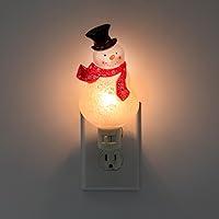 Vista 50 de Creative Hobbies Holiday Decor Night Lights - Featuring Halloween Jack O' Lantern Pumpkin and Black Cat with Rotational Socket and On/Off Switch