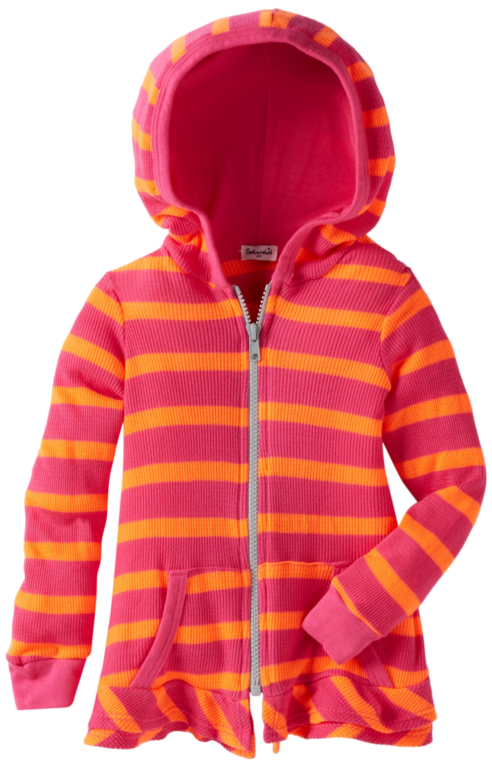 Sweat à capuche thermique fille pour les sorties d'école et de parc - 2