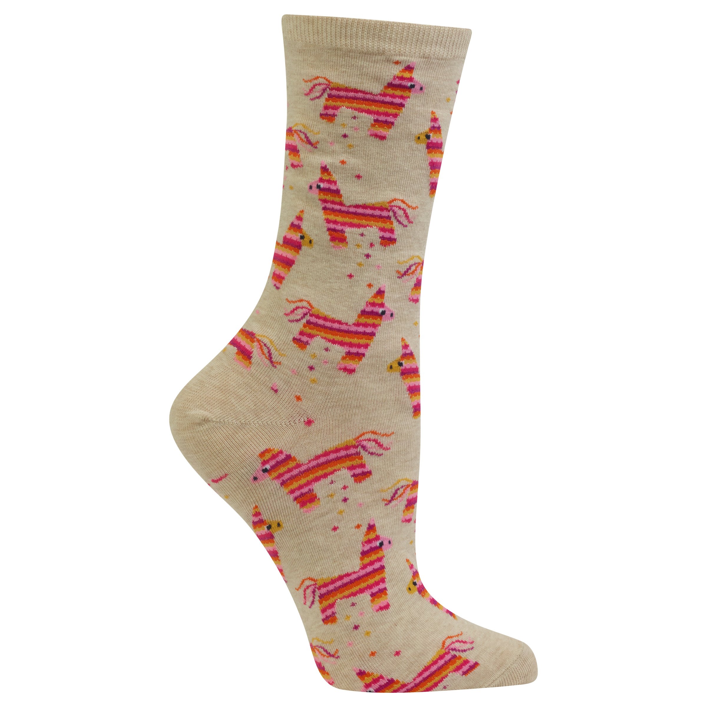 Hot SoxHot Sox Women's Novelty Geometric Pattern Crew