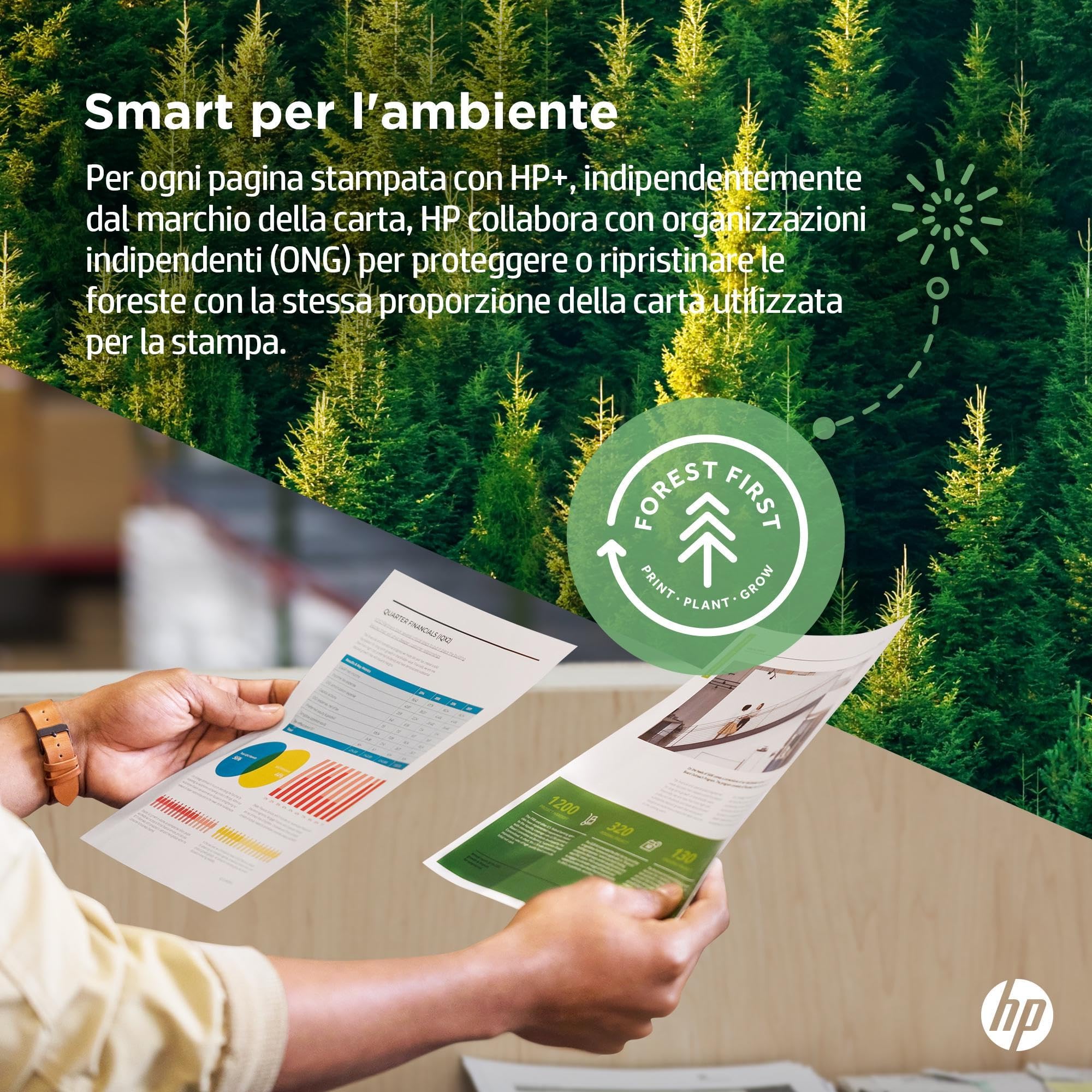 HP DeskJet 2720e 26K67B, Stampante Multifunzione a Getto d'Inchiostro A4 a Colori, Fronte e Retro Manuale, 7,5 ppm, Wi-Fi, 6 Mesi di Inchiostro Instant Ink Inclusi, Bianca