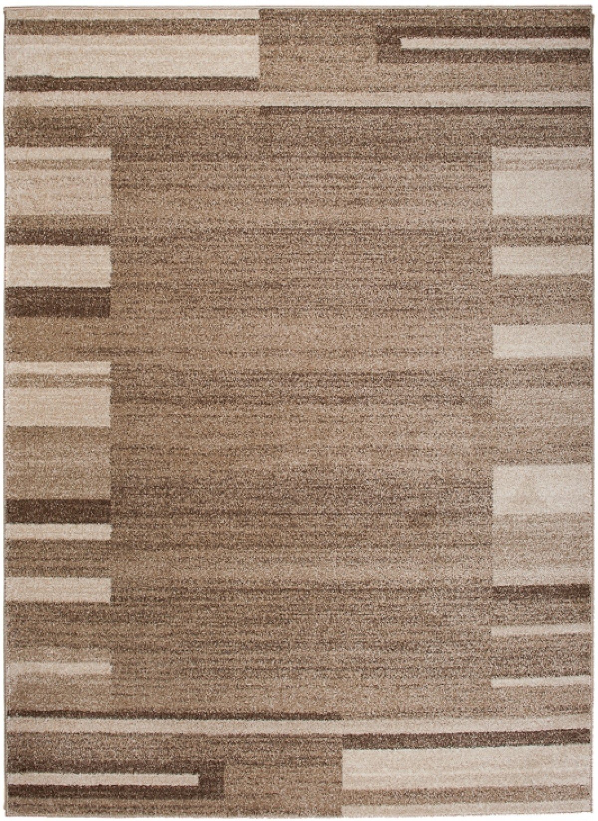 Tapis de salon scandinave Carpeto beige à poil long doux 190x270