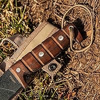 Vista 6 de ESEE Cuchillos EXPAT Jaraca Kukri Machete - Funda Cordura - Mango de Madera de Nogal