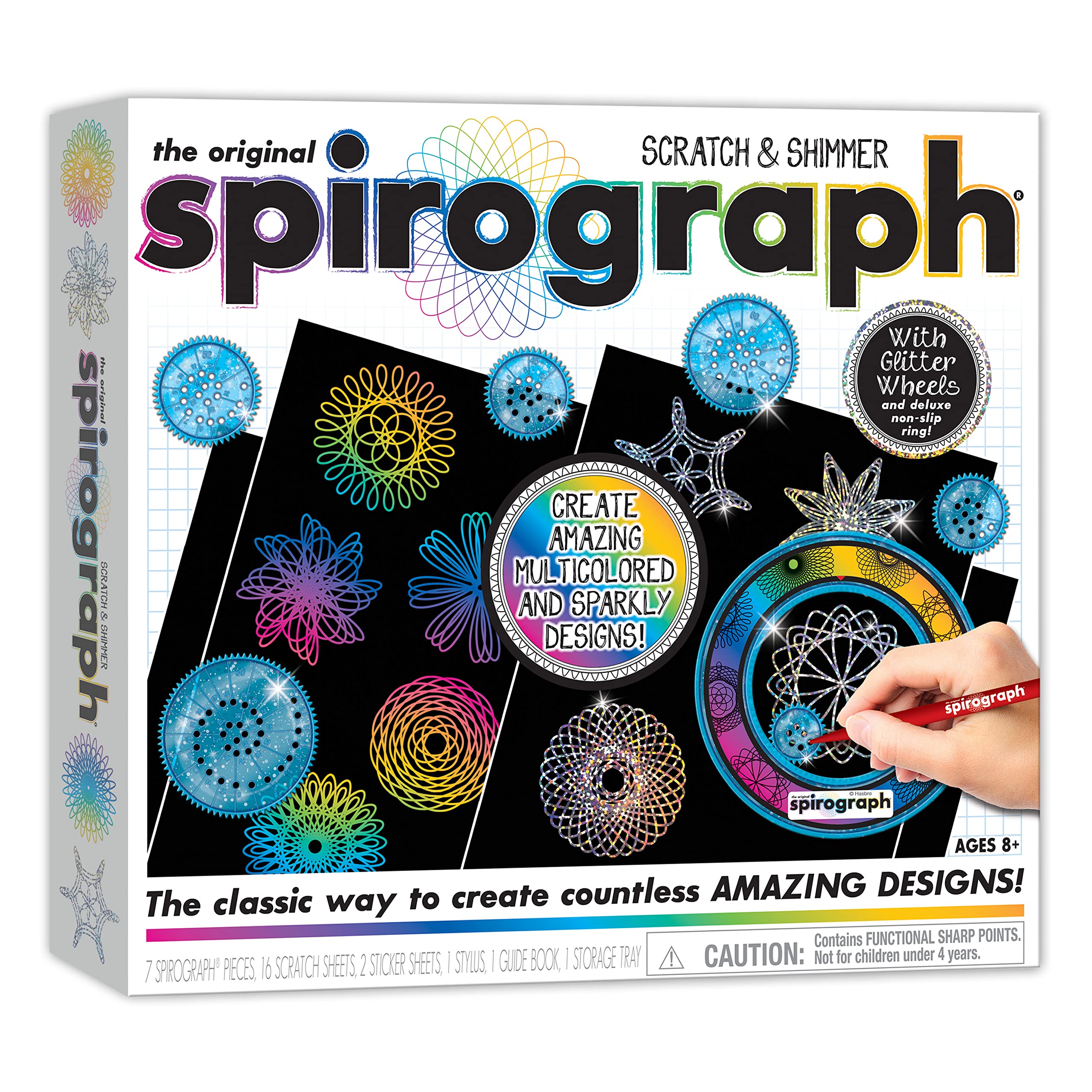 Spirograph Mandala | Dessins créatifs | Cadeaux de Noël | À partir de 8 ans