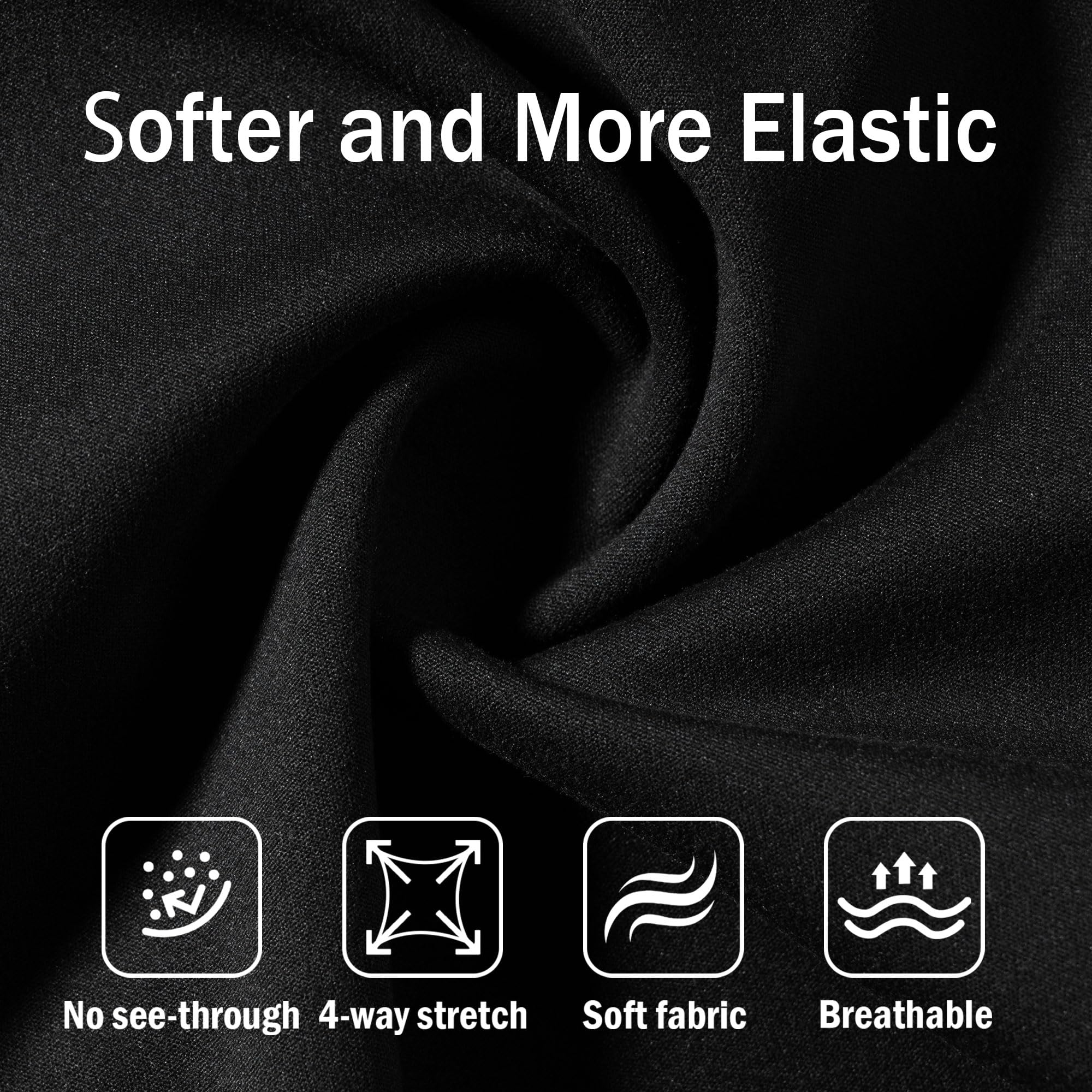 adorence Legging 3/4 de Sport Femme avec 4 Poches, Corsaire Femme Été Opaque, Pantacourt de Yoga Taille Haute