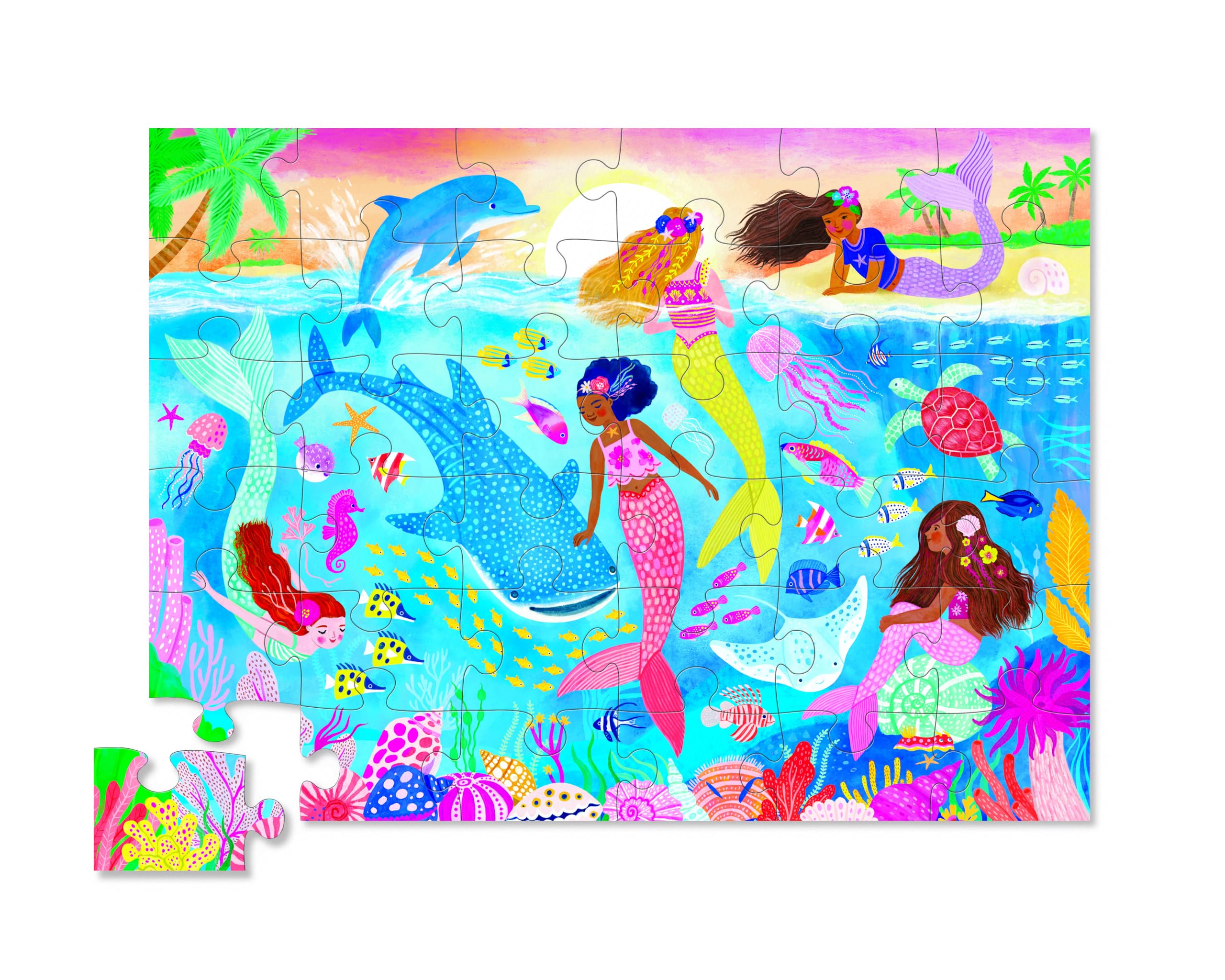 Amazon.com: Crocodile Creek 36-Piece Jigsaw Floor Puzzle - Fun
