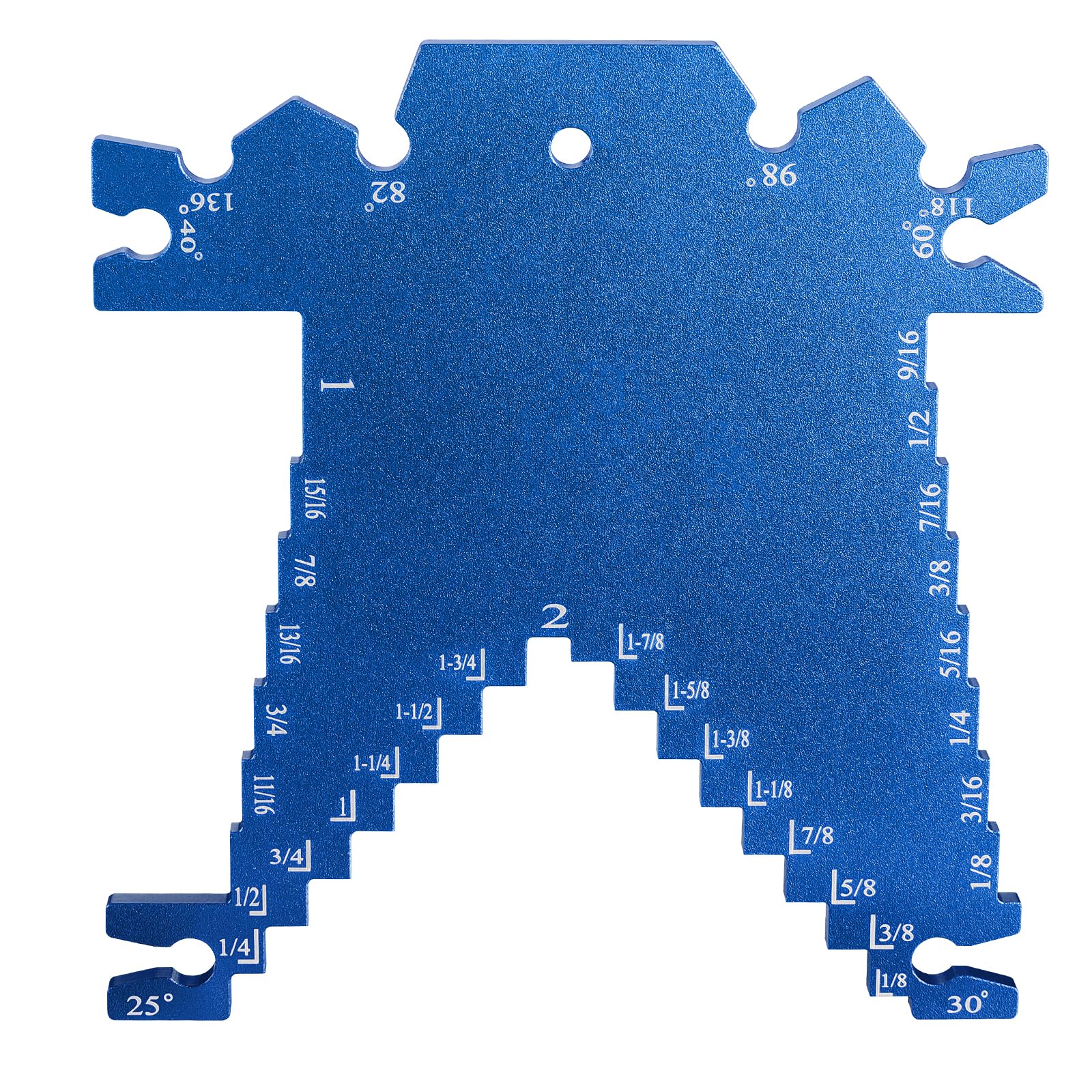 4-in-1 Woodworking Measuring Gauge Aluminum Table Saw Height Gauge Woodworking Measuring Tools Step Depth Gauge for Router Bit,Table Saw, Chisel and Drill Point