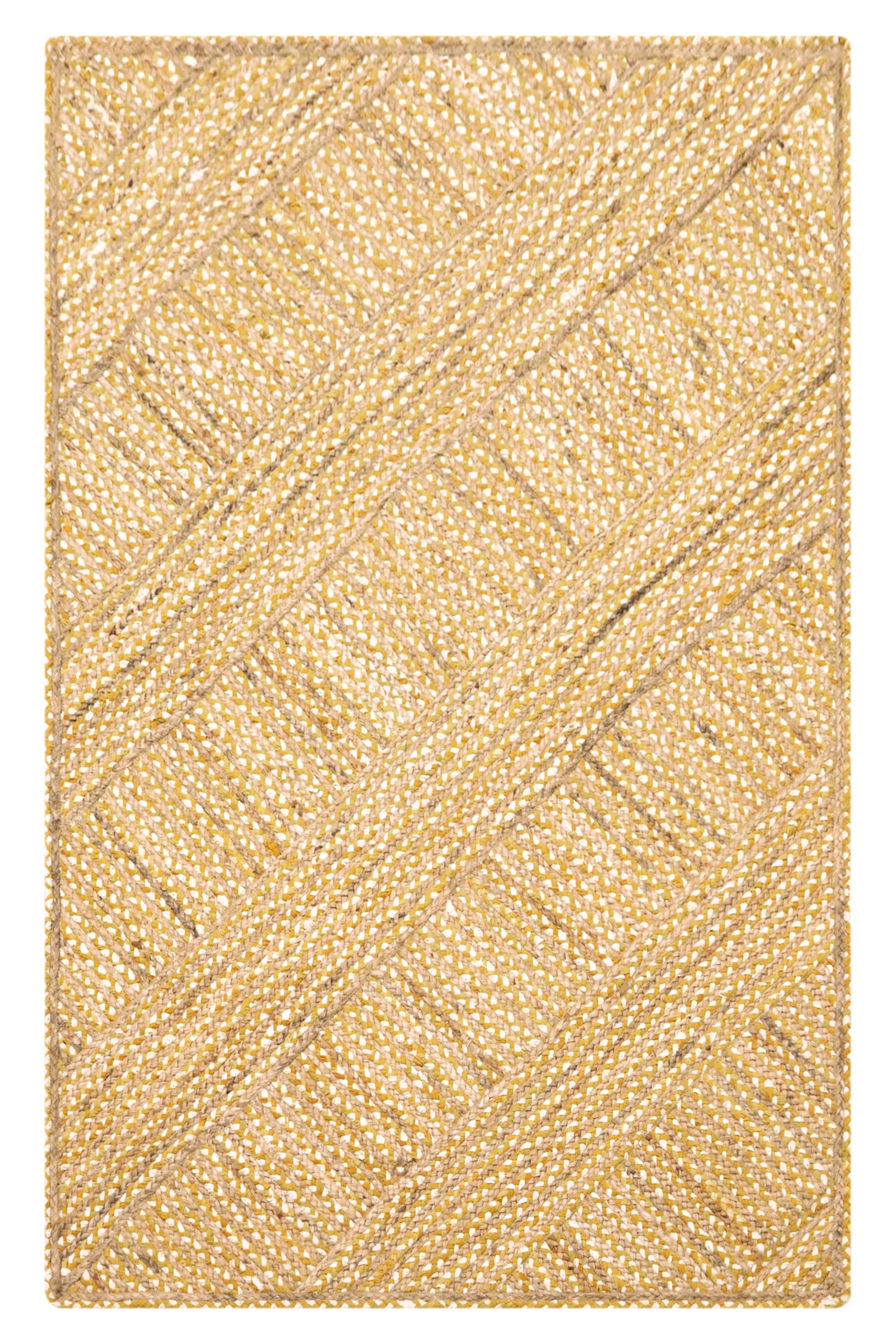 Tapis en jute tressé main salon salle à manger chambre style ferme