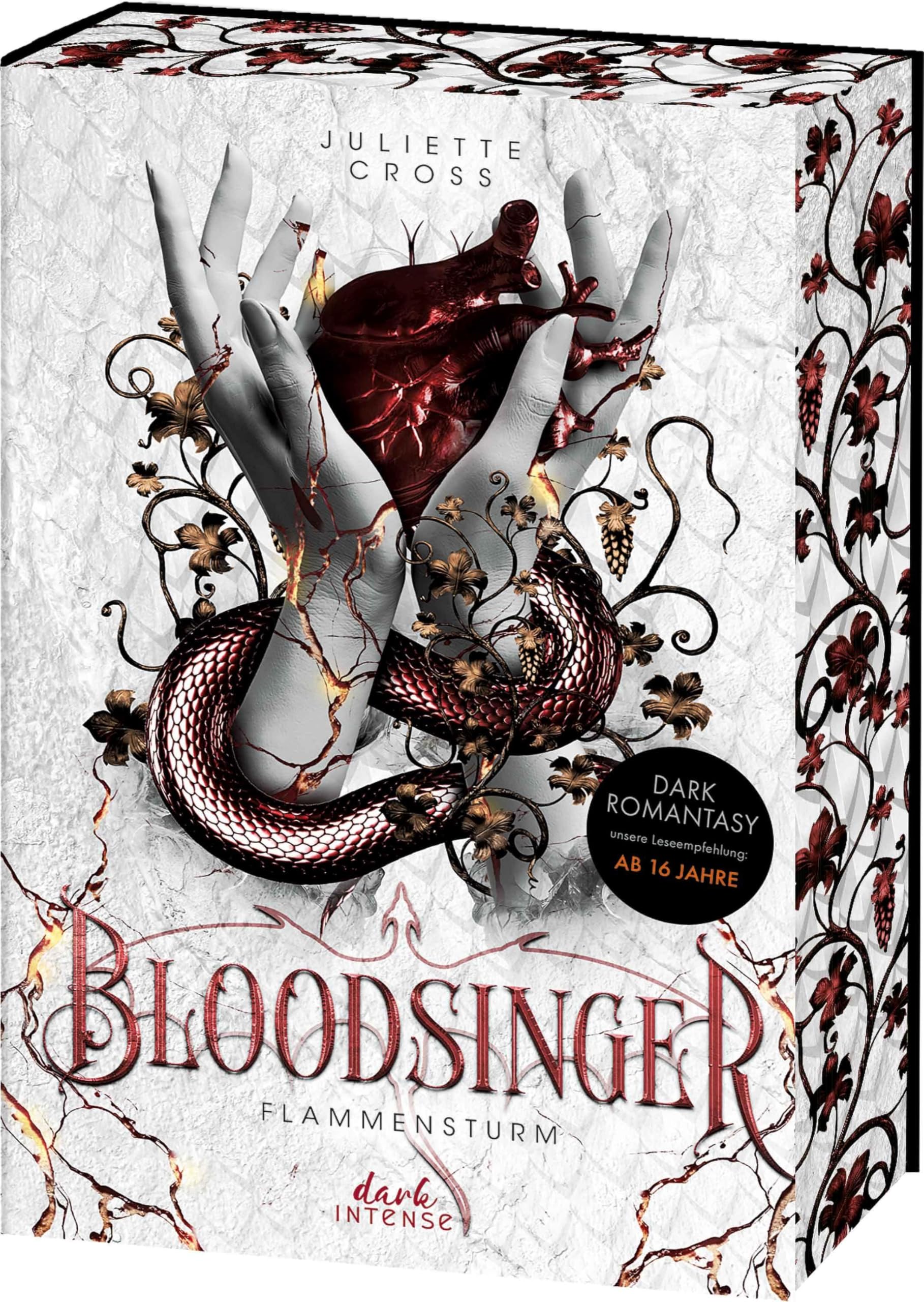 Flammensturm (Band 2) - Bloodsinger: Spannende Fortsetzung der feurigen Dark Romantasy - Mächtige Blutmagierin meets Drachenwandler - Mit exklusivem Lesezeichen und Farbschnitt in der 1. Auflage