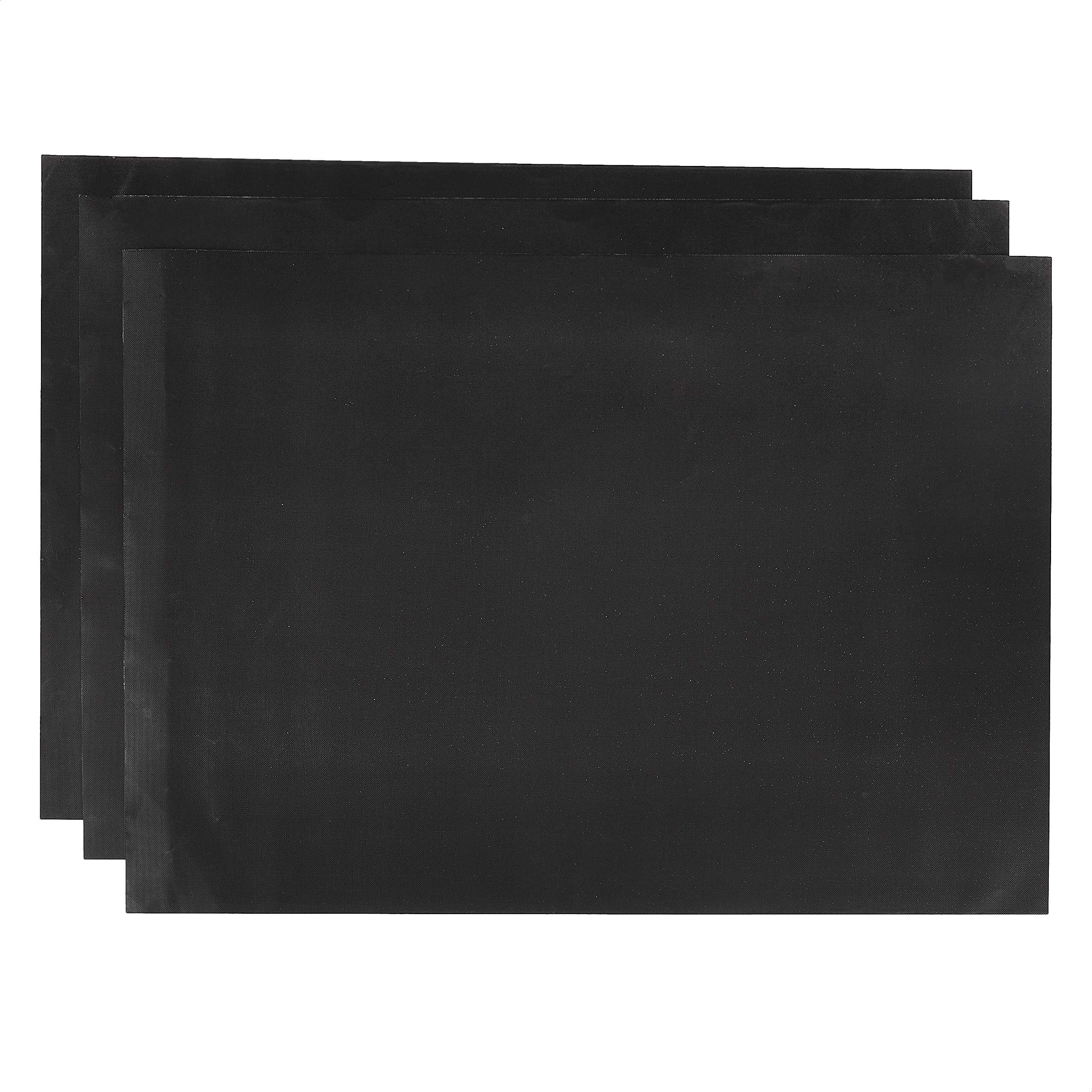 AmazonCommercial BBQ Non-Stick Grill Mats, Reusable, Easy to Clean, 23 x 16.25-Inches, 3-Pack