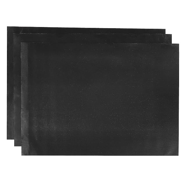 AmazonCommercial Grill Mats, Set of 3, 58.4 x 41.3 cm