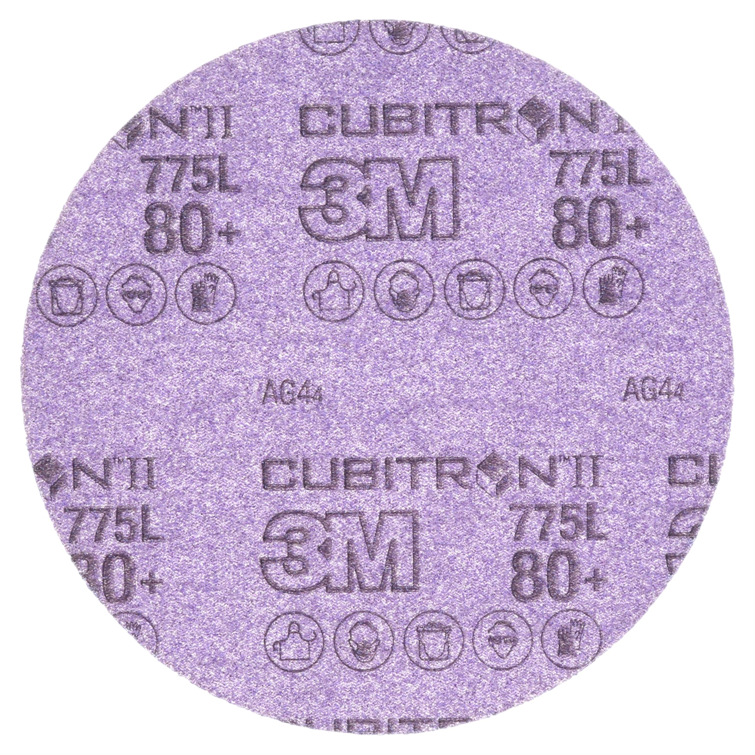 3M 86818 Cubitron II Hookit - Discos de película (50 unidades, 775L, 80+, sin perforar, 125 mm), 150 mm (50-er Pack), 50