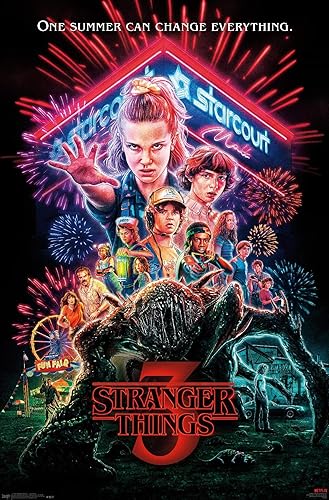 Miniatura 1 de Trends International - Stranger Things de Netflix Temporada 3, póster para pared de una hoja, 37 x 57 cm, versión de alta calidad no enmarcada