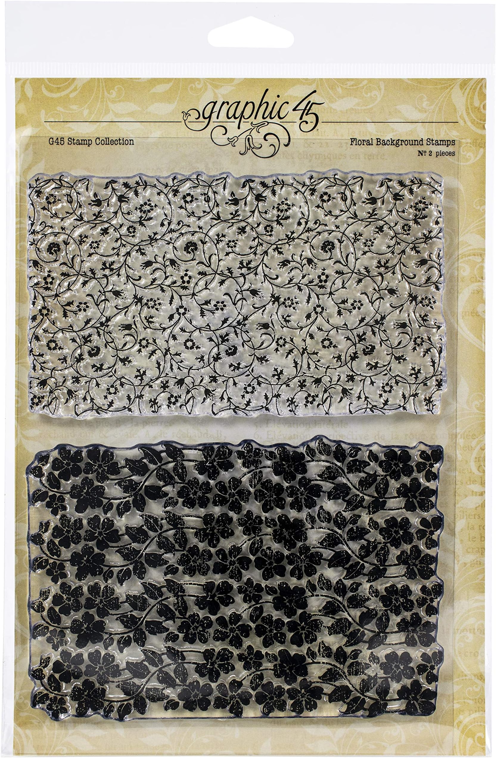 Graphic 454501986 STAPLES STAMPS FLORL BKGD, Assorted