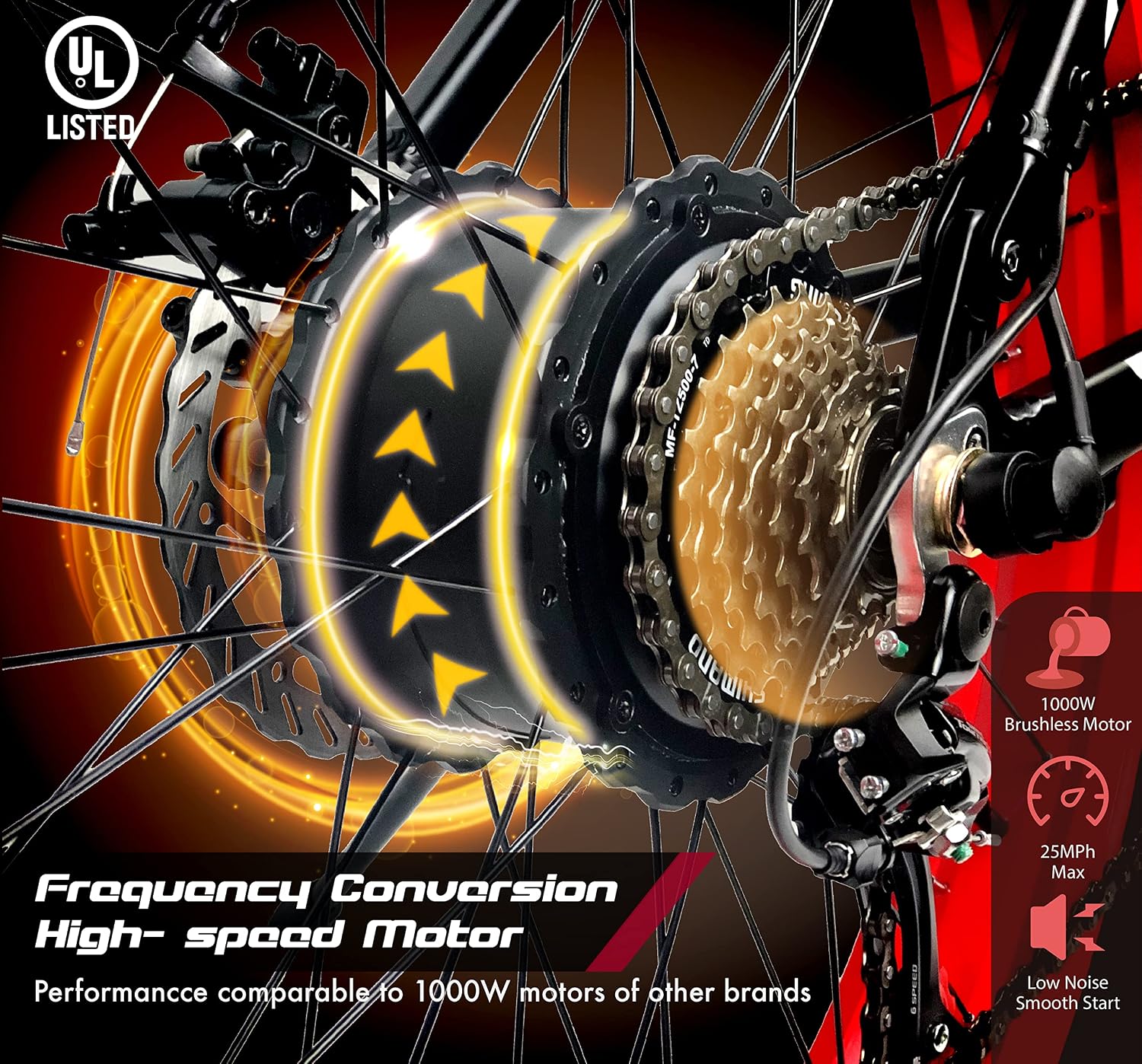 Foldable Electric Bicycle 1000W Motor 