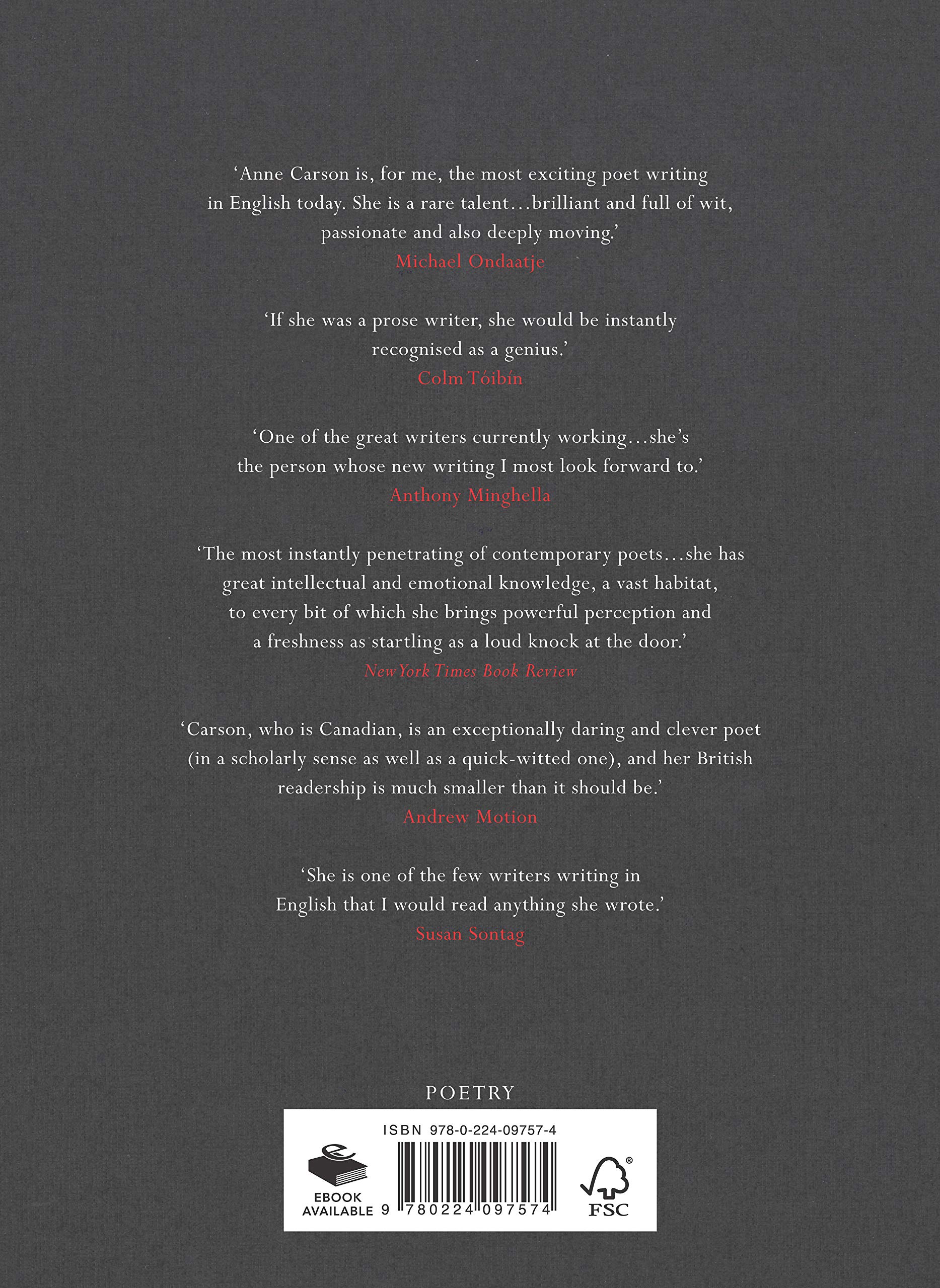 Red.doc: Anne Carson