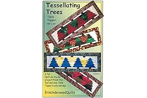 Christmas Tree Quilted Table Runner: A Festive Addition to Your Holiday Décor