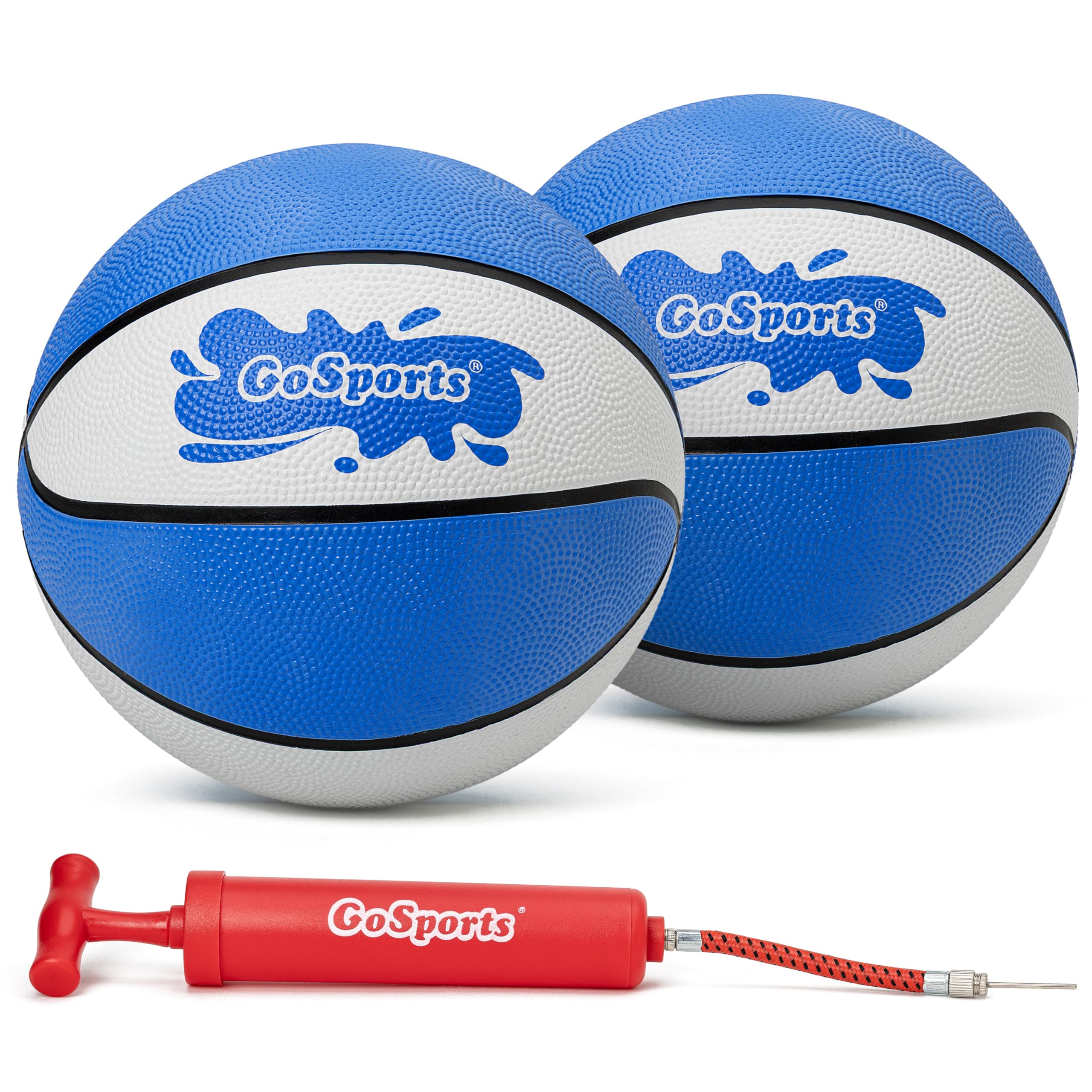 GoSports Water Basketballs 2 Pack - Choose Between Size 3 and Size 6, Great for Swimming Pool Basketball Hoops