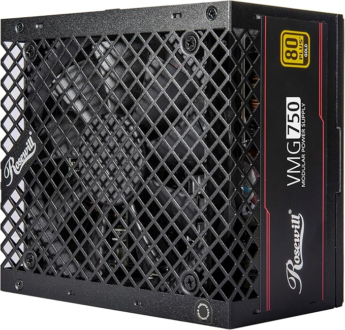 Fuente Rosewill 750W 80+ Gold ATX 3.0 Modular miniatura 3