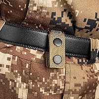 Vista 6 de HOKANG Portacinturones de servicio con broches dobles para cinturón de seguridad táctico de 2 pulgadas de ancho