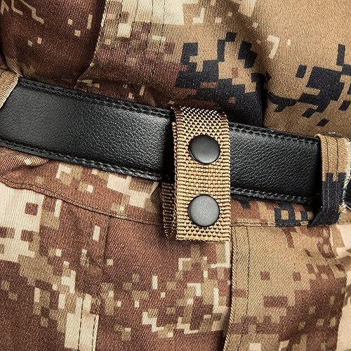 Miniatura 6 de HOKANG Portacinturones de servicio con broches dobles para cinturón de seguridad táctico de 2 pulgadas de ancho