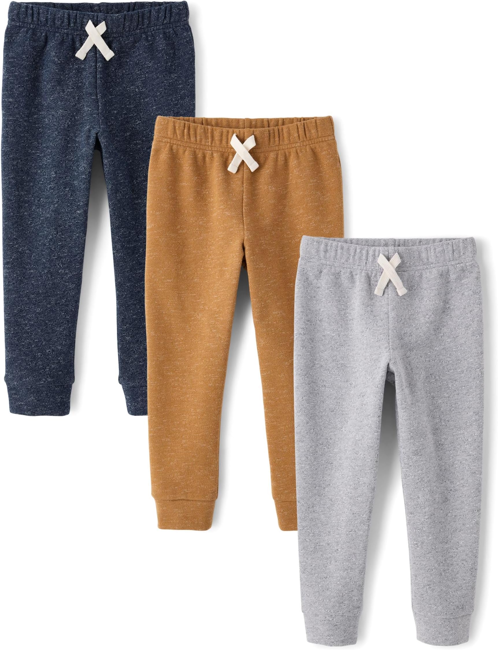 Baby Boys' Active Fleece Jogger Pants 2 Pack