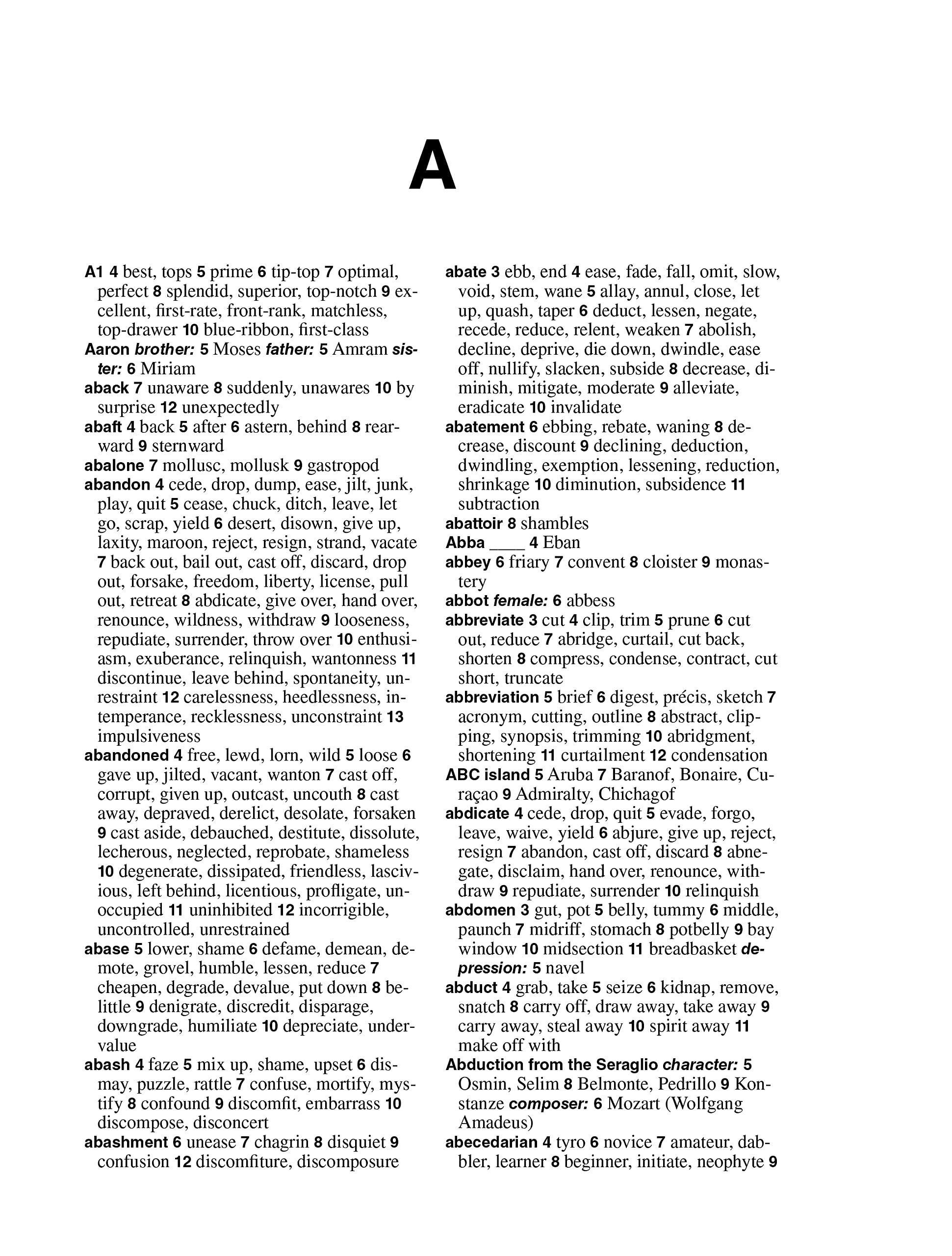 Webster's New Explorer Crossword Puzzle Dictionary, Third Edition, Large Print Edition - Image 7