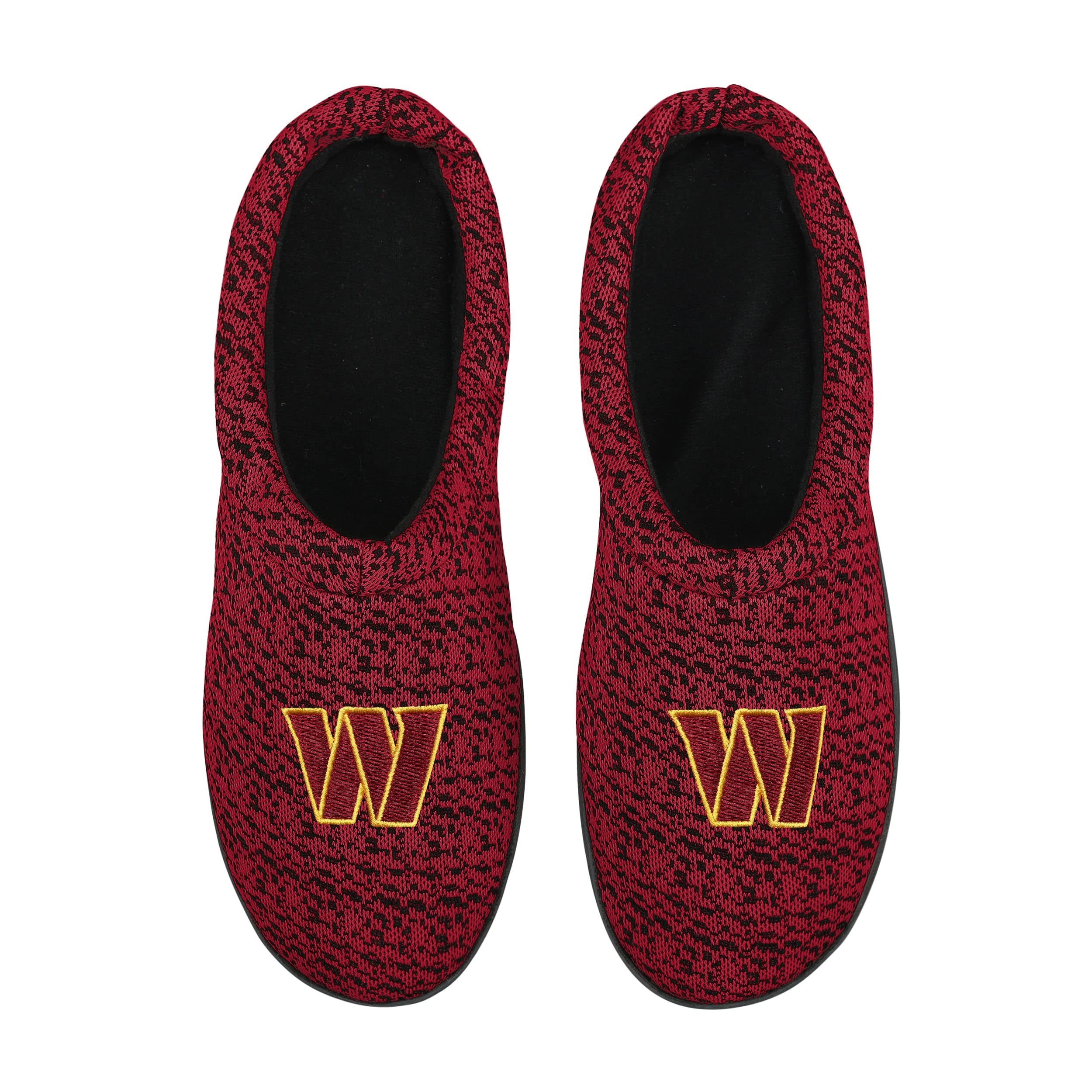FOCO Pantuflas de Suela de Punto de Poliéster con Logotipo del Equipo de La NFL Atlanta Falcons - Pantuflas de Suela de Punto de poliésterHombre
