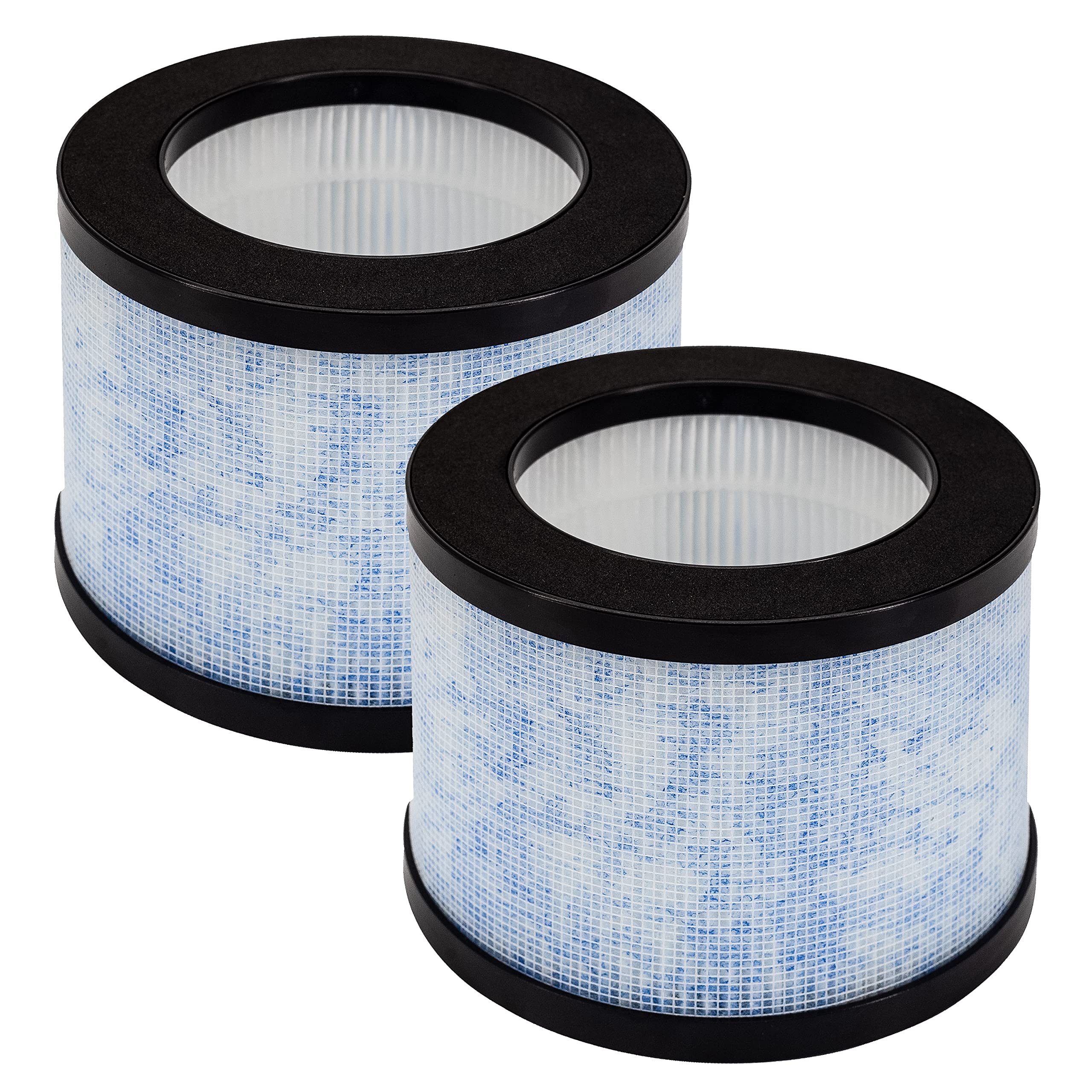 2-Pack DH-JH01 True HEPA Replacement Filter, Compatible with AROEVE and Kloudi DH-JH01 Air Purifier, Intelabe EPI080/EP1080, and Elechomes EPI081/EP1081 Air Purifier, Part # MK01& MK06 MG01JH