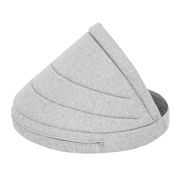 Foto 3 de 7 de HOBBYGARDEN Colchón para perros, cama para mascotas, cojín suave estilo cueva para perros, lugar de descanso