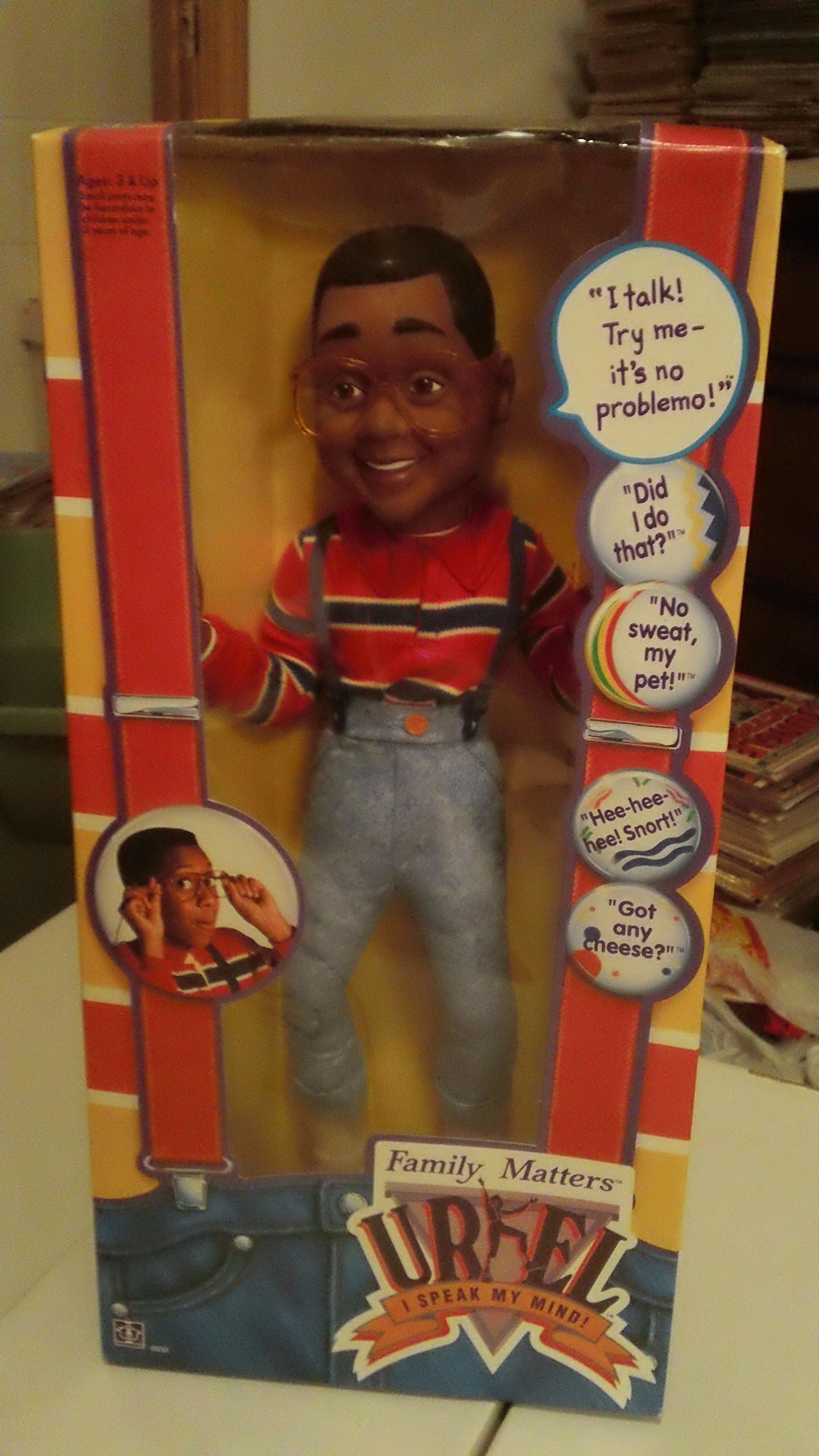 TV Toys Urkel Talking Doll: Family Matters: I Speak My Mind