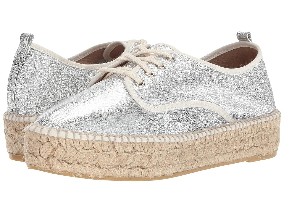 

Loeffler Randall Alfie (Silver Crinkle Metallic) Women's Lace up casual Shoes
